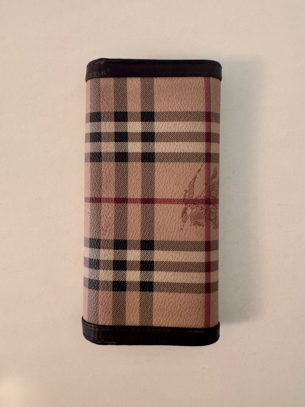 Authentic Burberry Women’s Nova Check Leather Trim Long Wallet – Beige & Brown - Picture 4 of 6